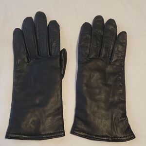 3M Thinsulate Classic Black Leather Gloves, Women's Size M